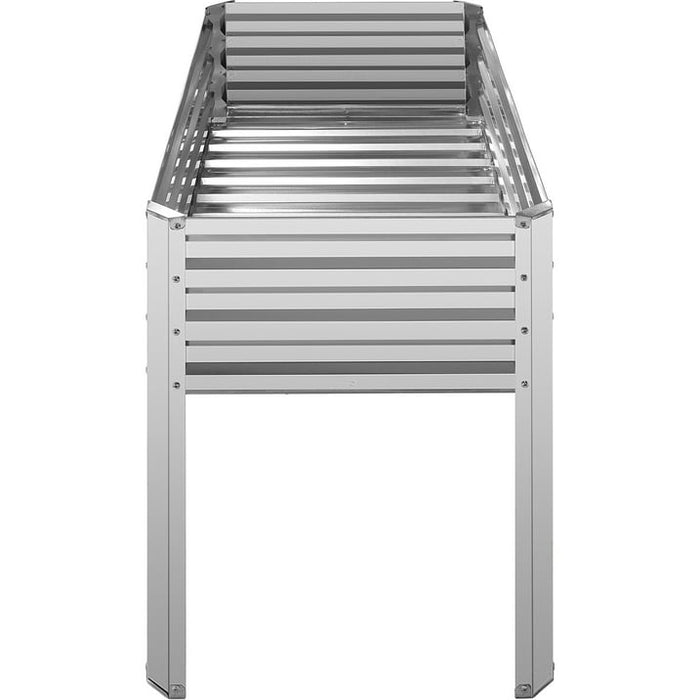 TrumanPick Galvanized Raised Garden Bed with Legs 4x2x3ft for Backyard Patio Balcony, 800lb Capacity - new