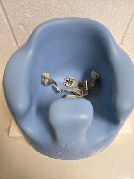 Bumbo Baby Floor Seat – Portable Infant Booster, Powder Blue - new