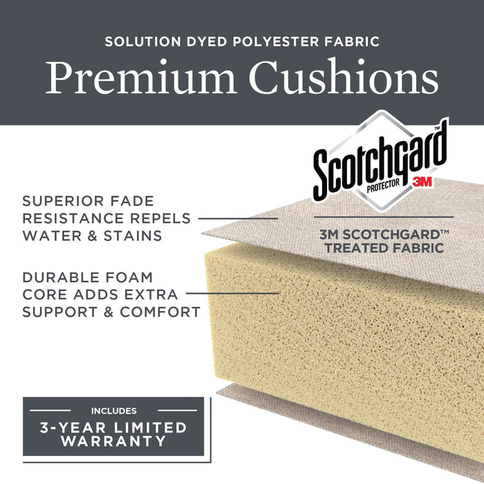 Better Homes & Gardens Willow Sage All-Weather Wicker Outdoor Loveseat and Ottoman Set, Beige - new