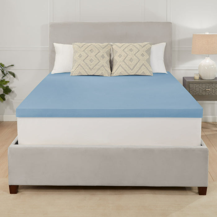 Mainstays 3" Memory Foam Mattress Topper, King - new