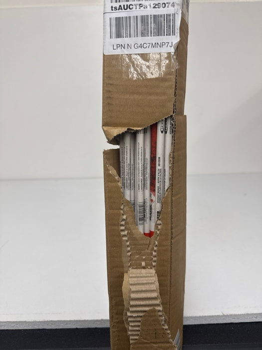 Blazer International 381ODM-24 Orange 48-Inch Fiberglass Pole Reflective Driveway Marker, 24 Pack - open_box