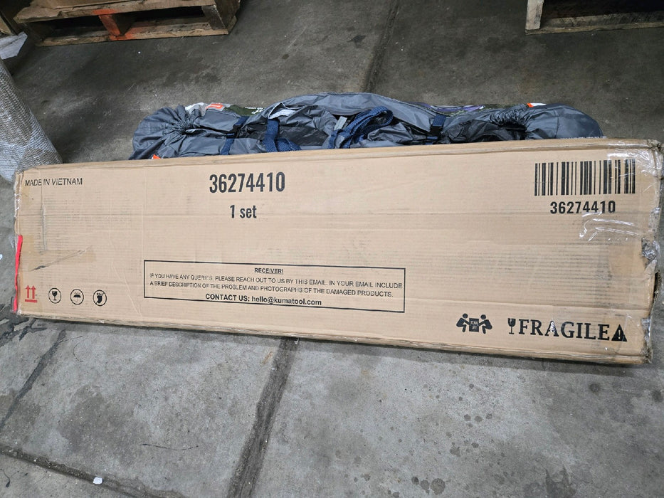 TrumanPick Galvanized Raised Garden Bed with Legs 4x2x3ft for Backyard Patio Balcony, 800lb Capacity - new