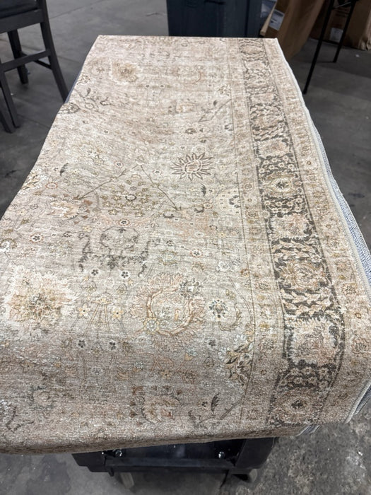 Rugs USA x Lauren Liess Bayberry Vintage Machine Washable Area Rug - 3x5 Machine Washable Accent Rug Oriental & Persian Sand for Living Room Bedroom Dining Room Entryway Kitchen - open_box