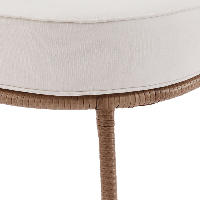 Better Homes & Gardens Willow Sage All-Weather Wicker Outdoor Loveseat and Ottoman Set, Beige - new