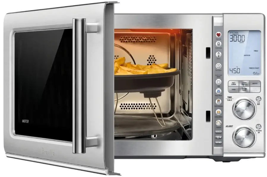 Breville - the Combi Wave 3 in 1 1.1 Cu. Ft. Convection Microwave - Brushed Stainless Steel - new