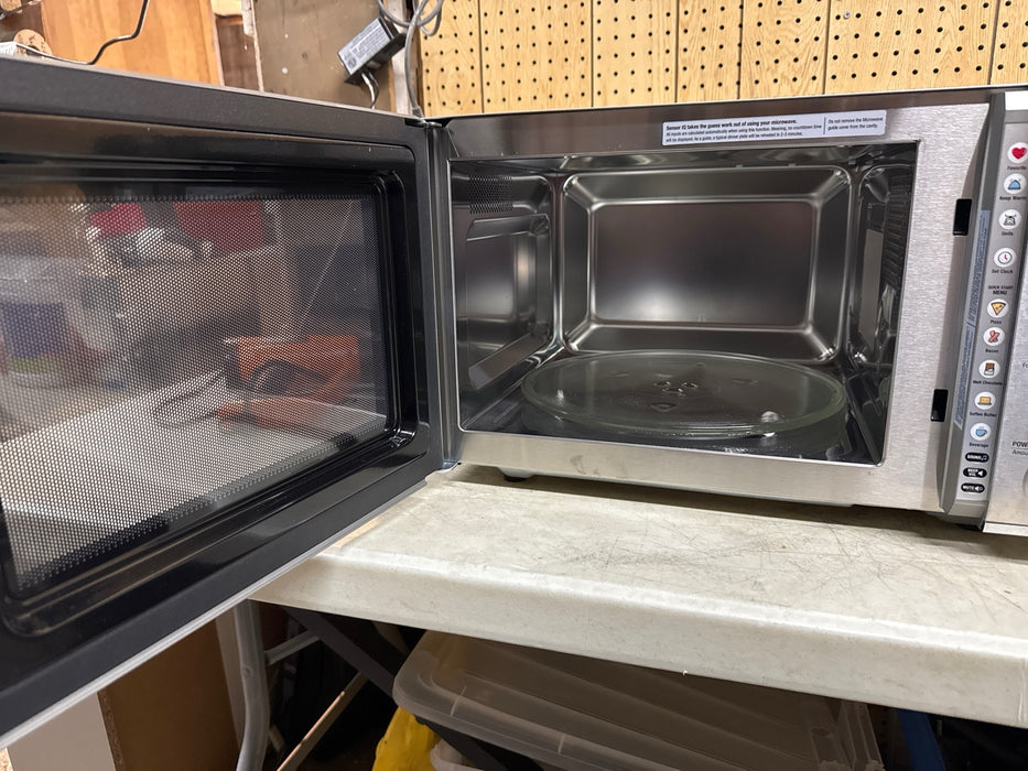 Breville - the Smooth Wave 1.2 Cu. Ft. Microwave - Stainless Steel - open_box