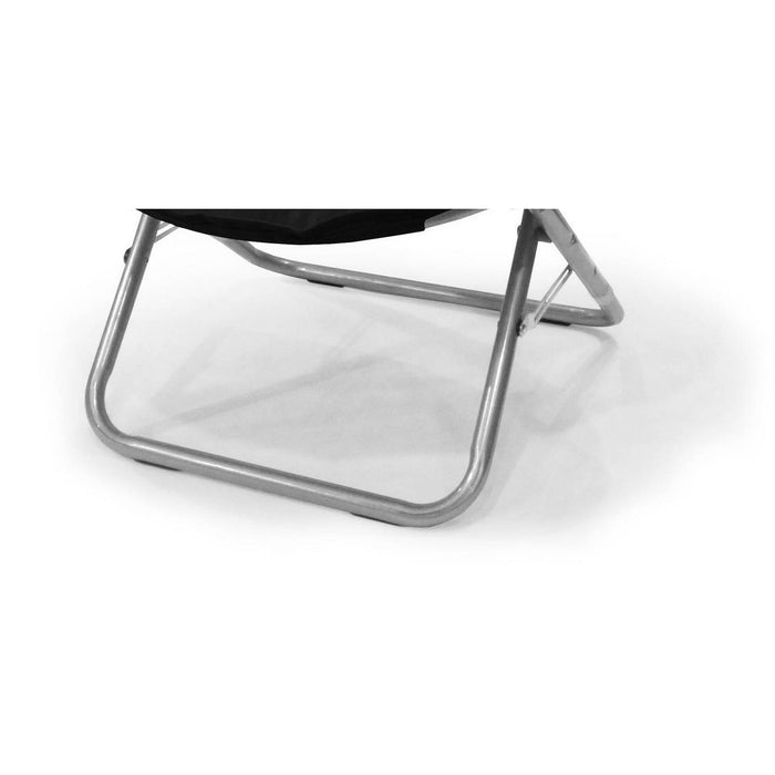 Mainstays Large Super Soft Microsuede 30" Adult Saucer Chair, Black - new