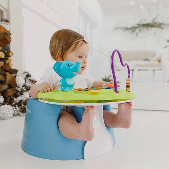 Bumbo Baby Floor Seat – Portable Infant Booster, Powder Blue - new