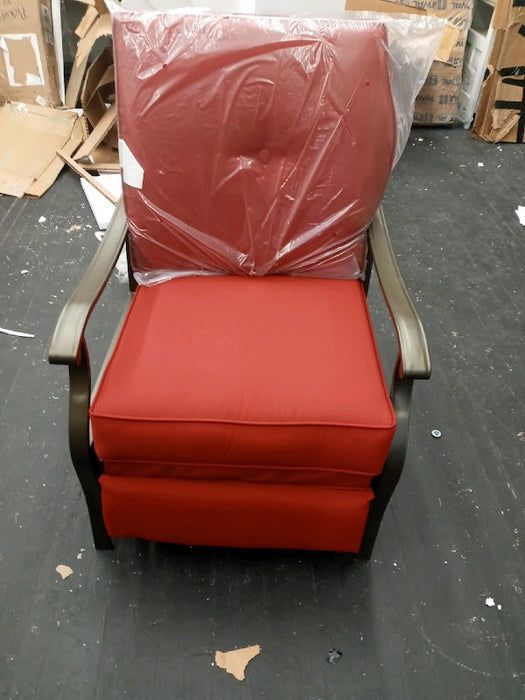 Better Homes and Gardens Providence Outdoor Recliner, Red - open_box