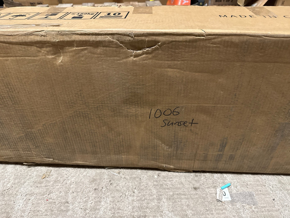 Uforic 50" x 50" Air Conditioner Privacy Screen, Outdoor Trash Can Enclosure with Metal Stakes, Pool Enclosure,2 Panels, White - open_box