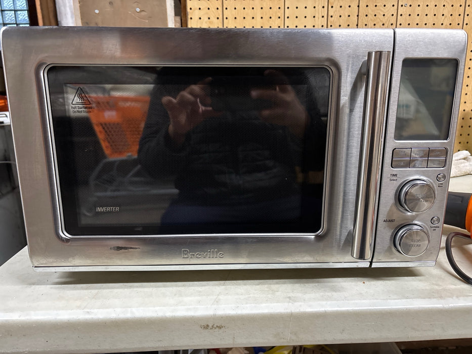Breville - the Combi Wave 3 in 1 1.1 Cu. Ft. Convection Microwave - Brushed Stainless Steel - new