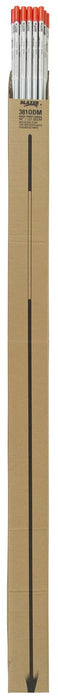 Blazer International 381ODM-24 Orange 48-Inch Fiberglass Pole Reflective Driveway Marker, 24 Pack - open_box