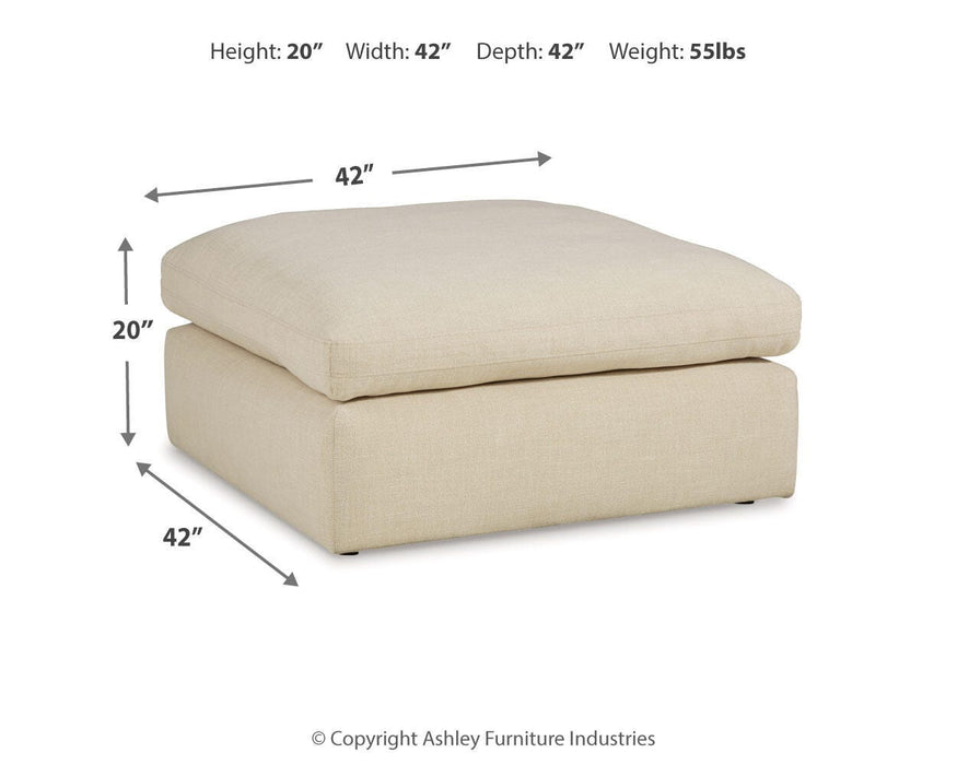 Oversized Accent Ottoman