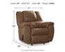 Signature Design Saddle Rocker Recliner