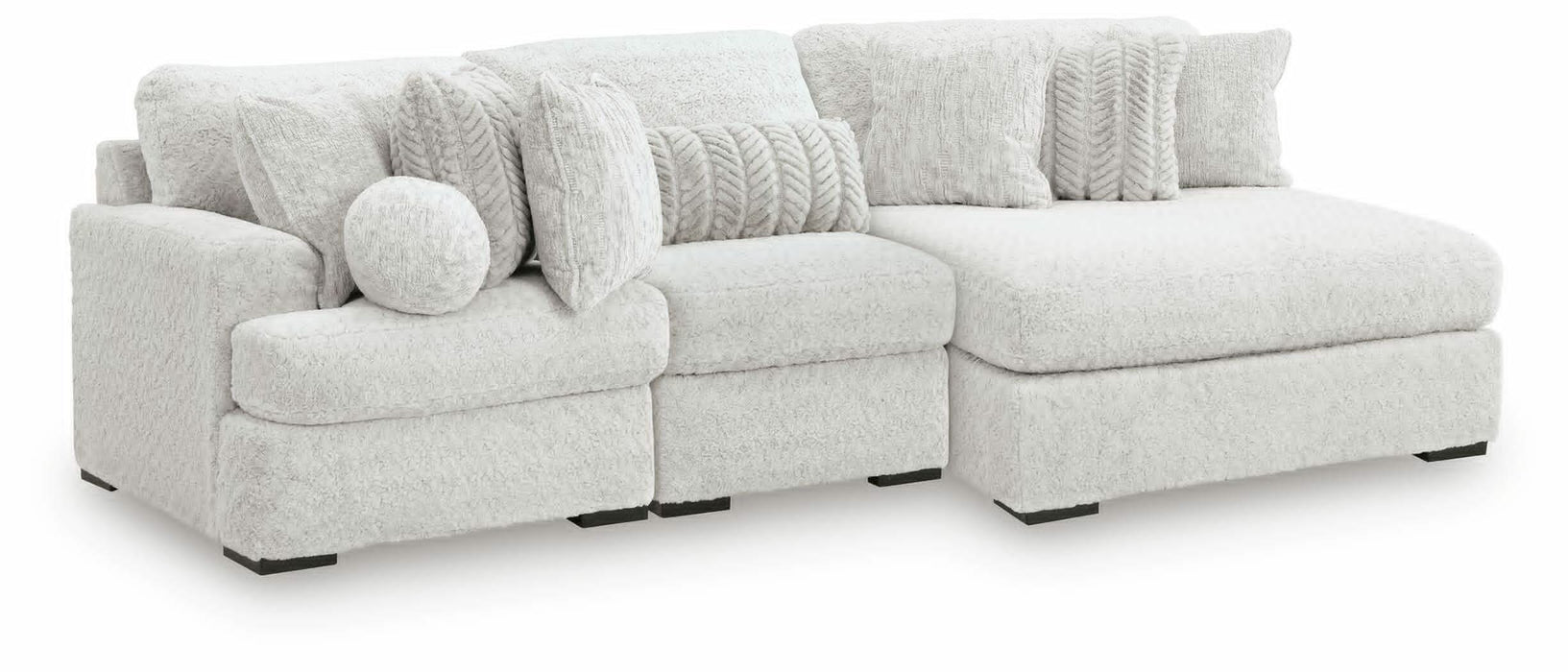 Snodoodle Arctic 3-Piece Sectional with Chaise - Brand New