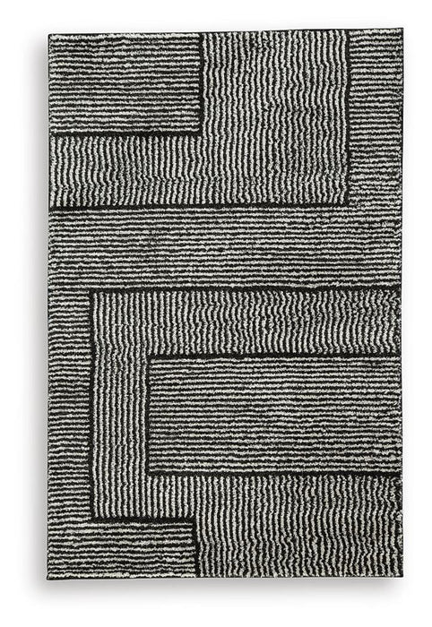 Kurtmen Black/Ivory Medium Rug