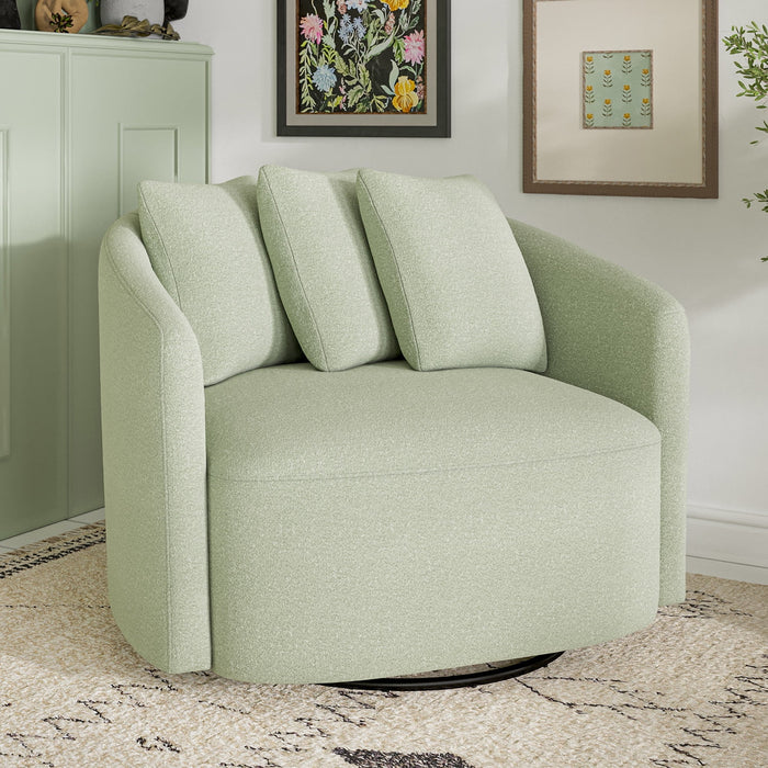Beautiful Drew Chair by Drew Barrymore, Sage Boucle -