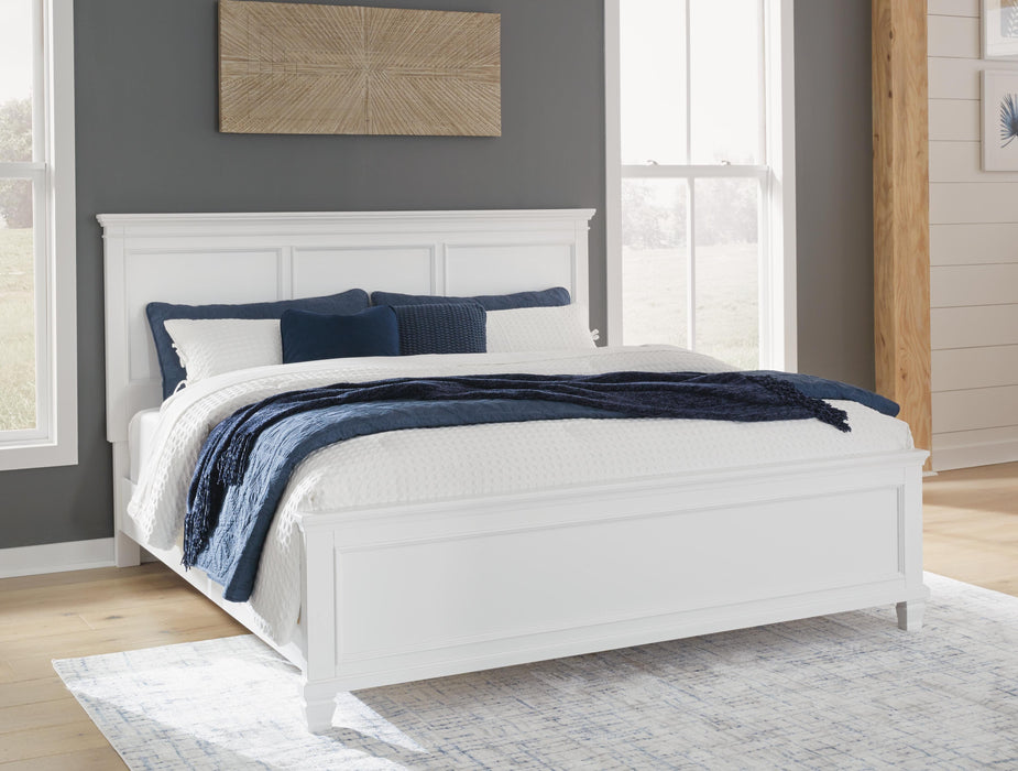 Fortman White Bedroom Furniture Pieces