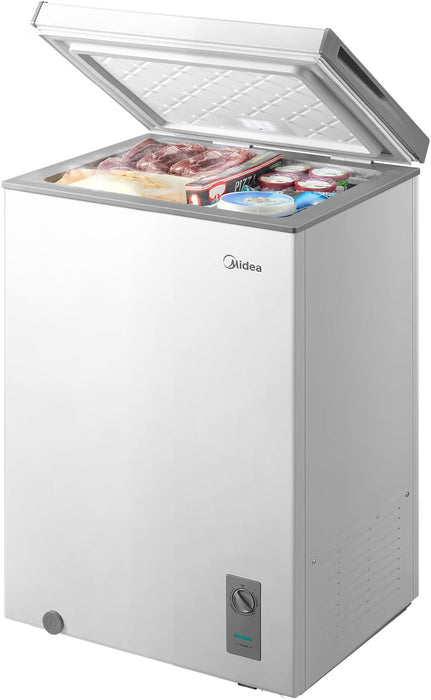 Midea Convertible Chest Freezer with Interior LED Light, 7.0 cu ft, White - used_good
