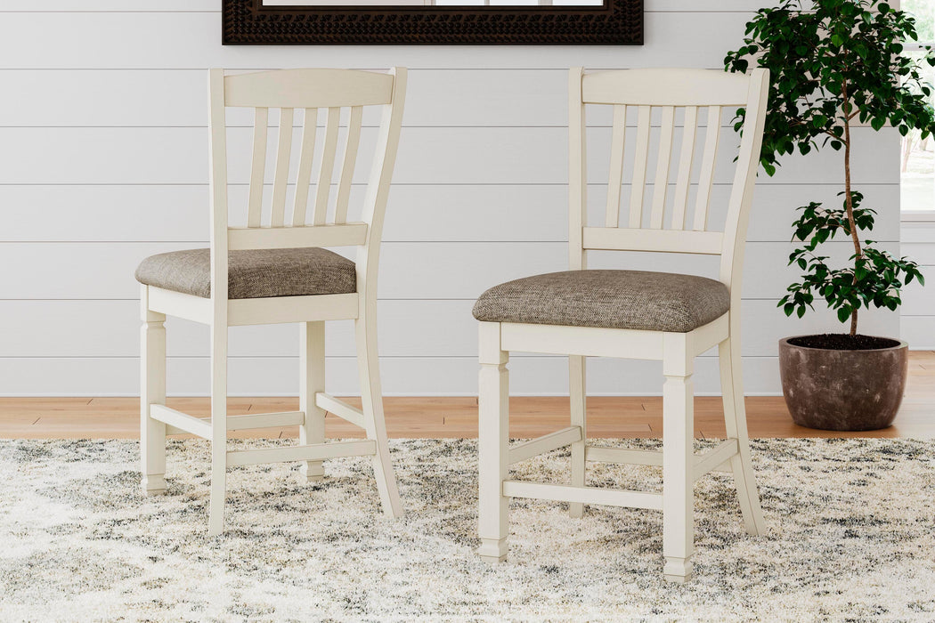 Bolanburg Two-tone Upholstered Barstool (Priced Per Item, Must Order 2, 4, 6, or 8)