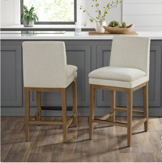Rylee Fabric Counter Stool, 4-pack - new