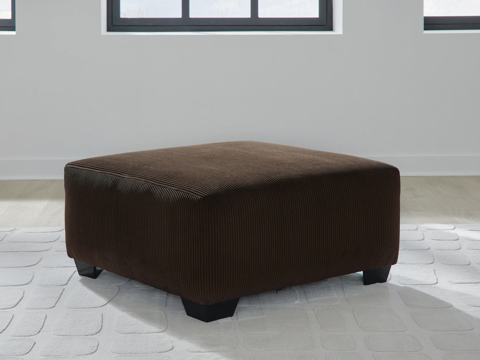 Landsings Chocolate Oversized Accent Ottoman