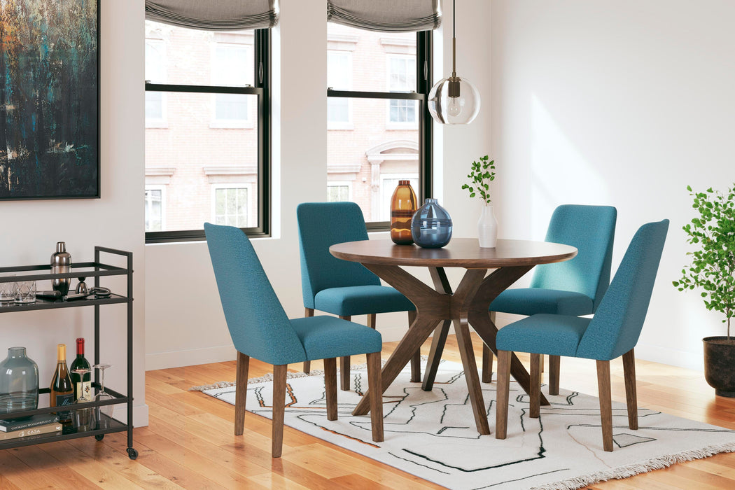 Lyncott Blue/Brown Dining Collection