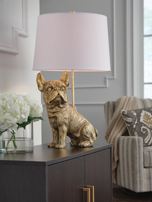 Wadeland Gold Finish Poly Table Lamp (1/CN)
