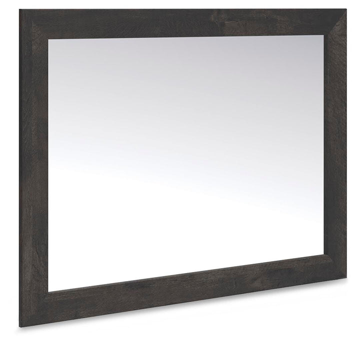 Delmorta Dark Gray Bedroom Mirror