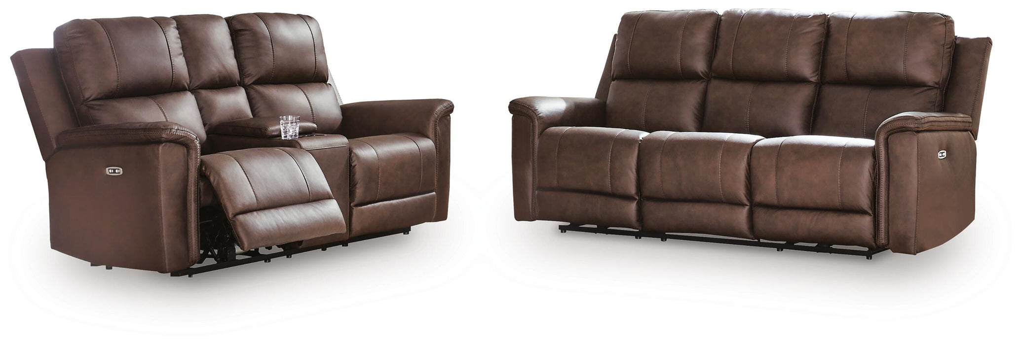 Beryton Espresso Beryton Sofa and Loveseat