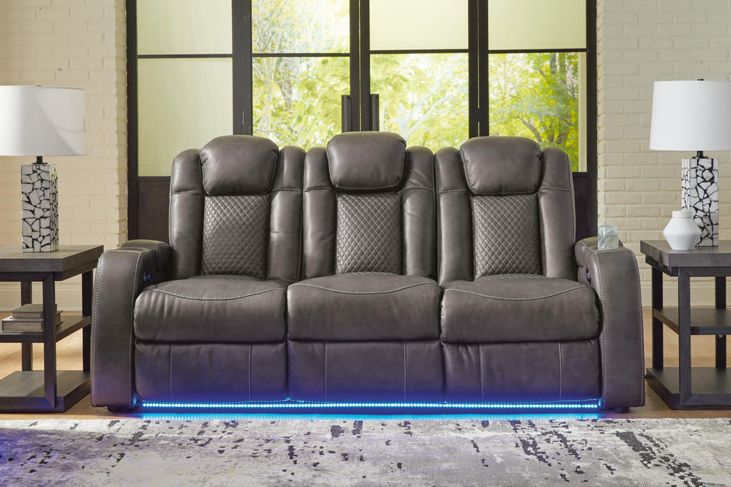 Fyne-Dyme Shadow PWR REC Sofa with ADJ Headrest