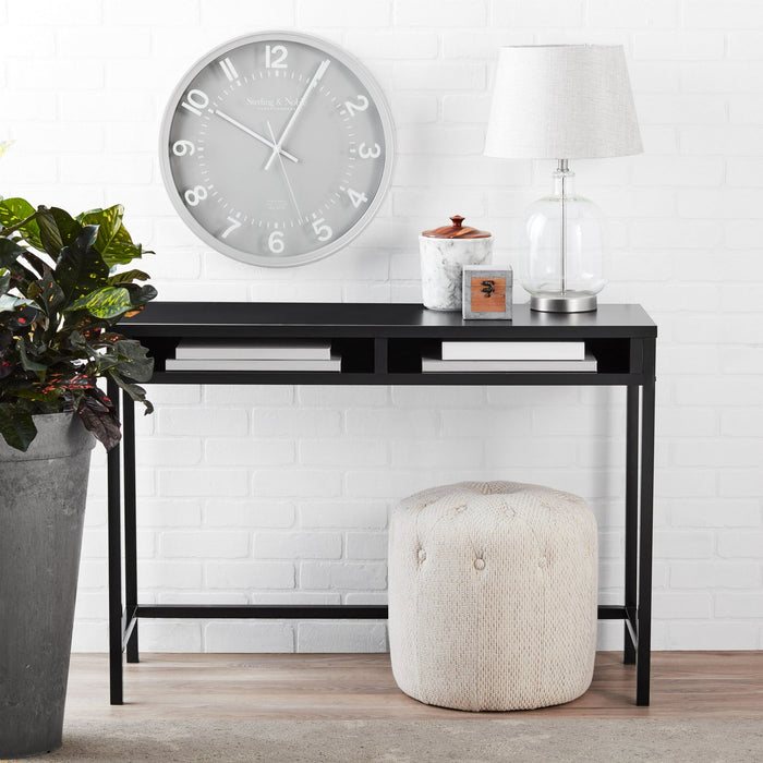 Mainstays Sumpter Park Student Desk, Solid Black - new