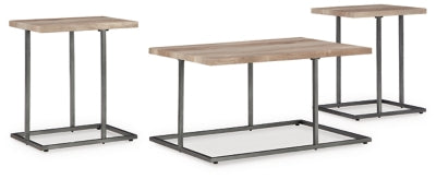 Albreane Grayish Brown/Black Occasional Table Set (3/CN)