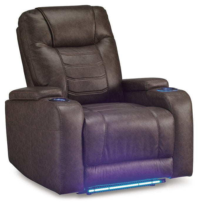 Signature Design Umber PWR Recliner/ADJ Headrest