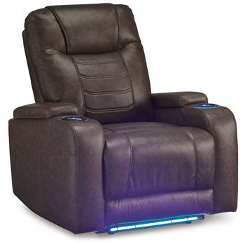 Signature Design Umber PWR Recliner/ADJ Headrest
