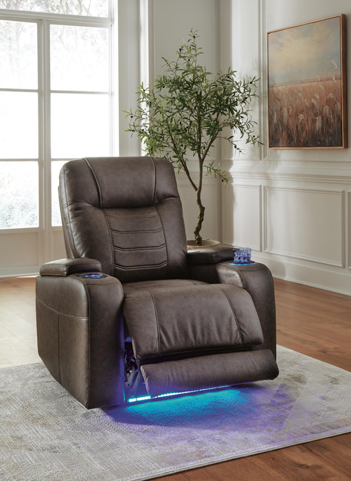Signature Design Umber PWR Recliner/ADJ Headrest