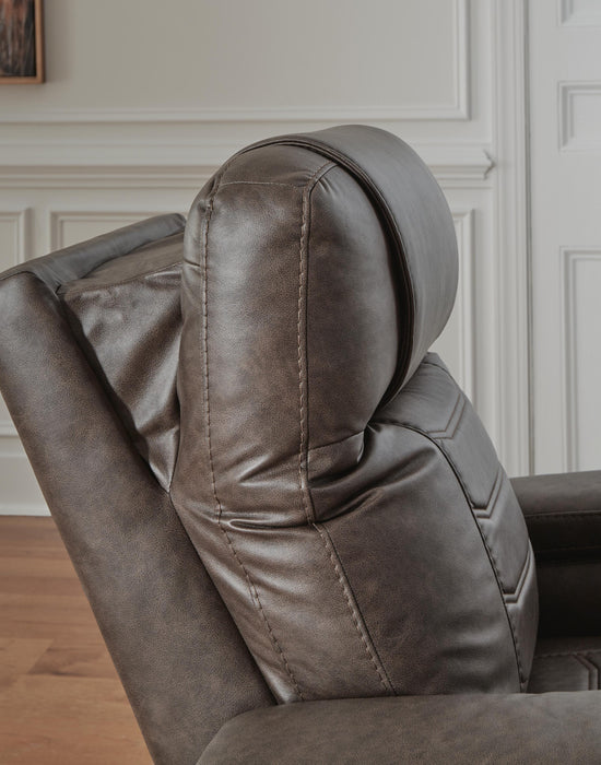 Signature Design Umber PWR Recliner/ADJ Headrest