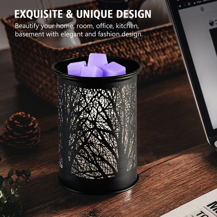 Ornix  Metal Wax Warmer, Electric Wax Melt Warmer for Scented Wax Fragrance Candle Oil Burner Melting Night Light for Gift Home Office Bedroom - new