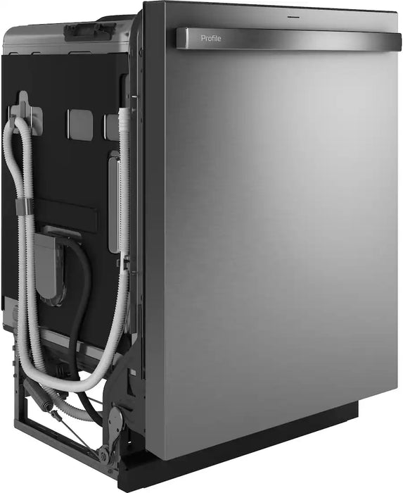 GE Profile - 24" Top Control Smart Built-In Tub Dishwasher with 3rd Rack, Dedicated Jet Targeted Wash and 42 dBA - Stainless Steel - new