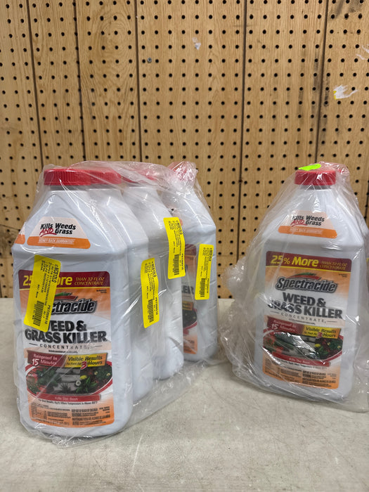 Spectracide Weed & Grass Killer Concentrate, Use on Patios, Walkways and Driveways, 40 oz. - new