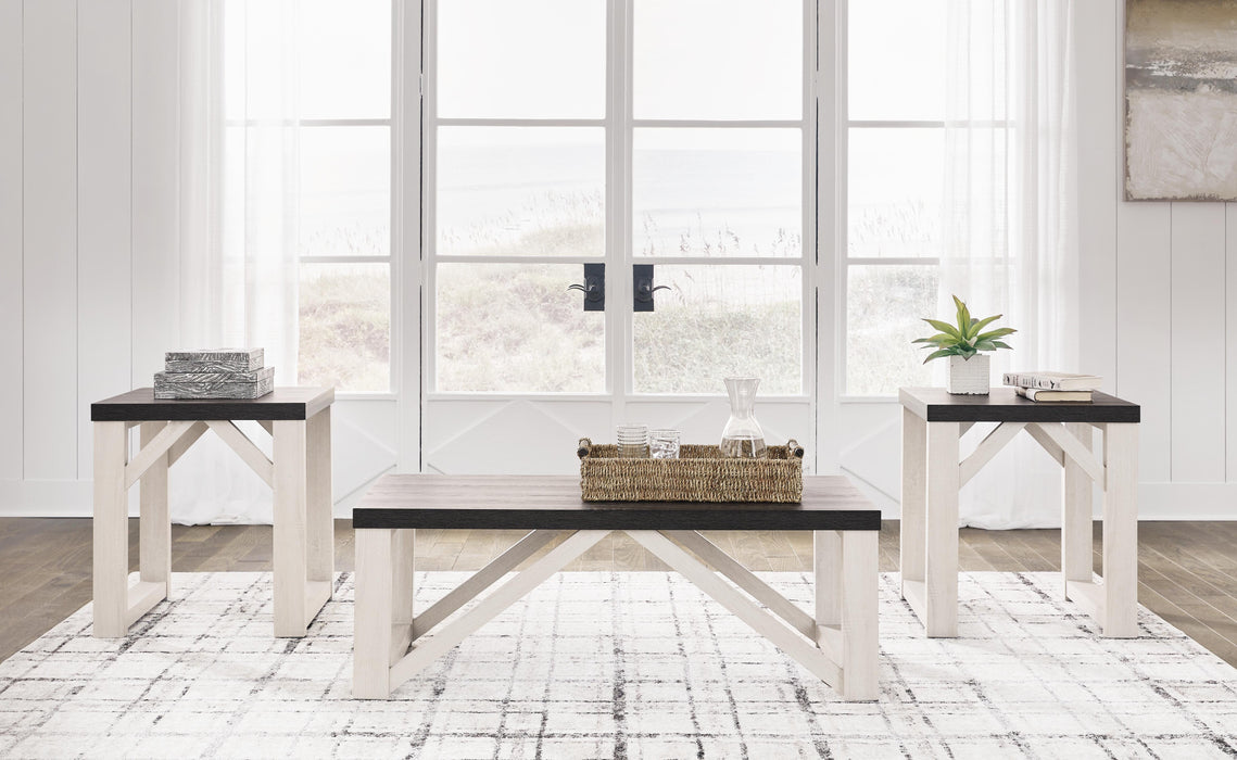 Dorrinson Antique White Occasional Table Set (3/CN)