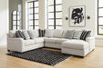 Huntsworth Dove Gray Huntsworth 4-Piece Sectional with Chaise