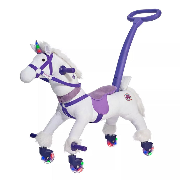 Power Pony Push Riding Toy - Crystal - new