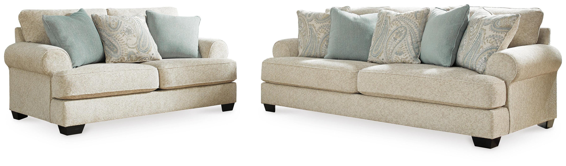 Monaghan Sandstone Monaghan Sofa and Loveseat