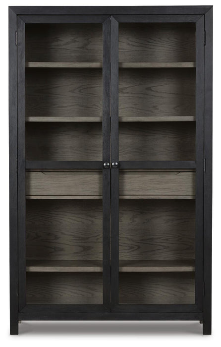 Lenston Black/Gray Accent Cabinet