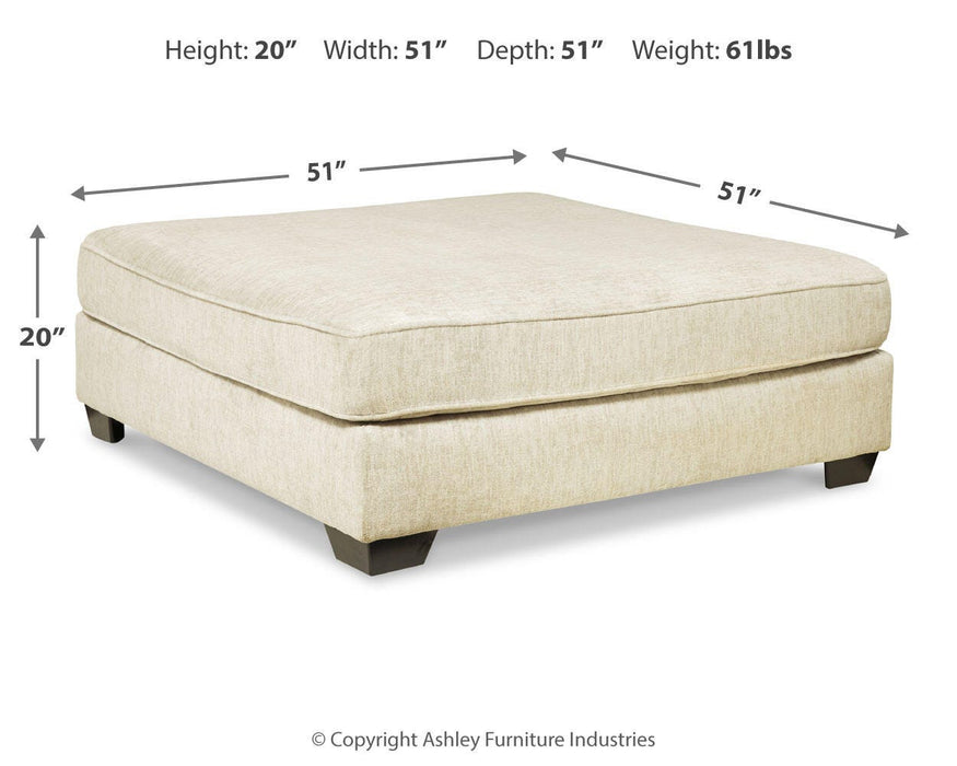 Oversized Accent Ottoman