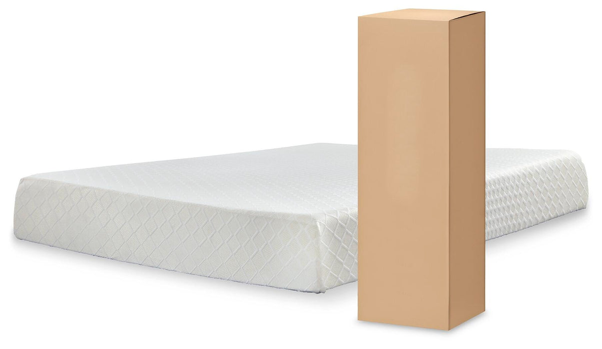 10 Inch Chime Memory Foam White Queen Mattress