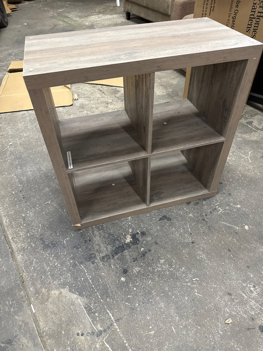 Better Homes & Gardens 4-Cube Storage Organizer, Rustic Gray - new