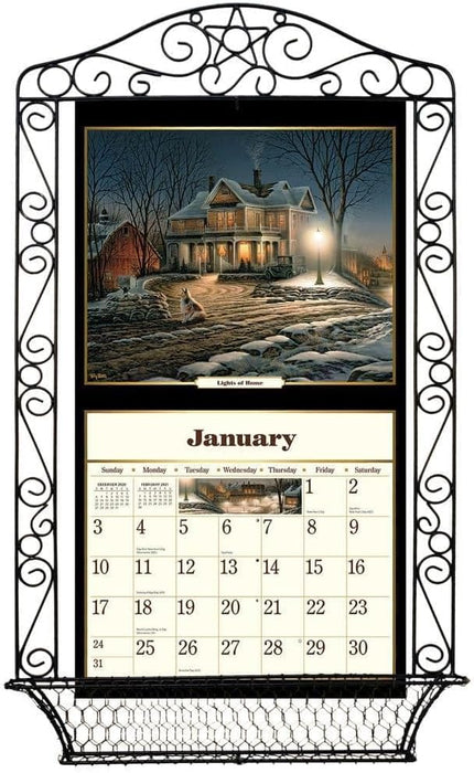 Yeegfey, Wrought Iron Calendar Frame - new