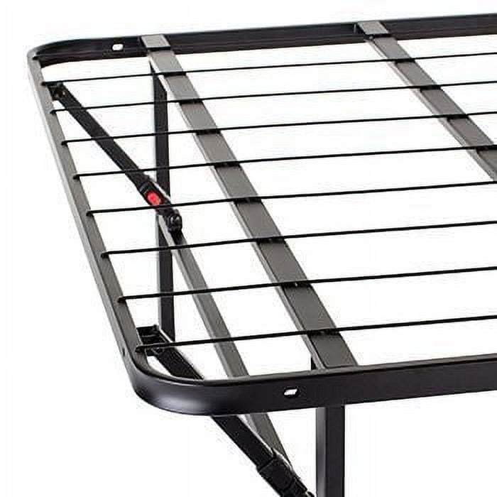Mainstays 14 High Quad Fold Steel Platform Bed Frame, King - open_box